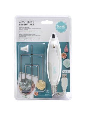 Crafters Essentials Spinning Tool Kit For Quilting Pom-Poms & Tassels 5-Piece Se